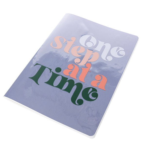 One Step At A Time Vinyl Journal | 120 Pages | Grid on Left Side, Lined on Right - Concordia Style Boutique