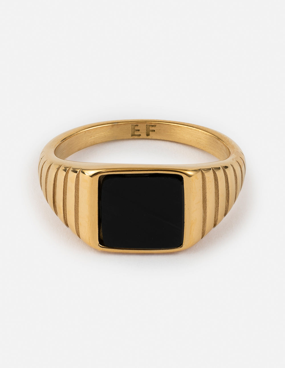 Onyx Signet Ring - Concordia Style Boutique