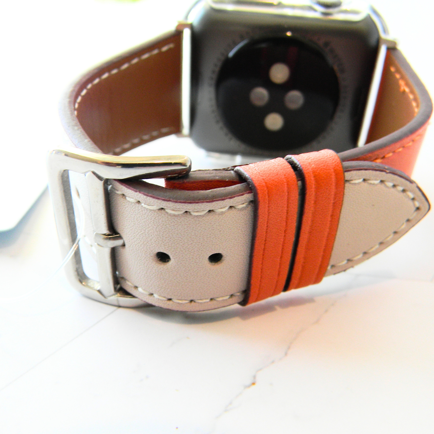 Leather Watch Bands Made for Apple Watch - Two Tone Bands