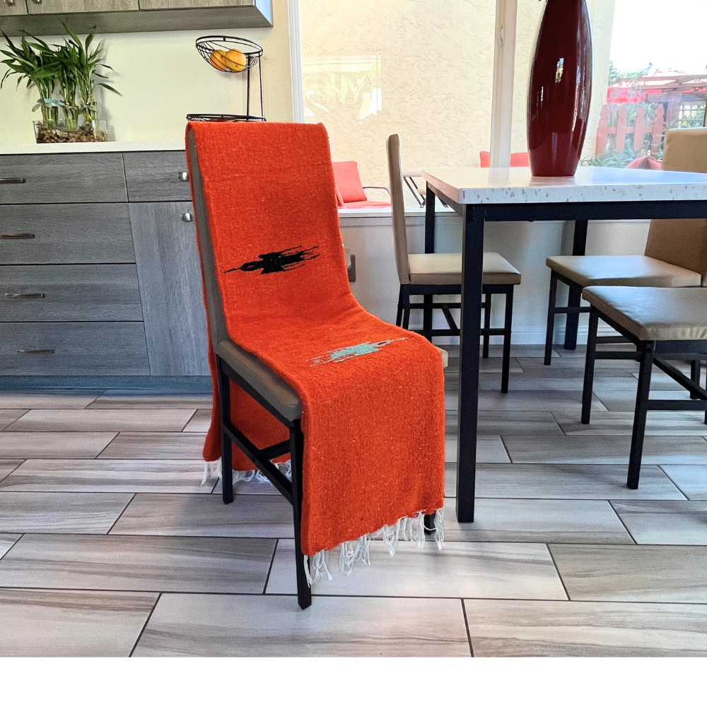 Tangerine Orange Baja Thunderbird Blanket - Concordia Style Boutique