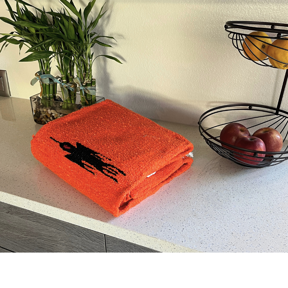 Tangerine Orange Baja Thunderbird Blanket - Concordia Style Boutique