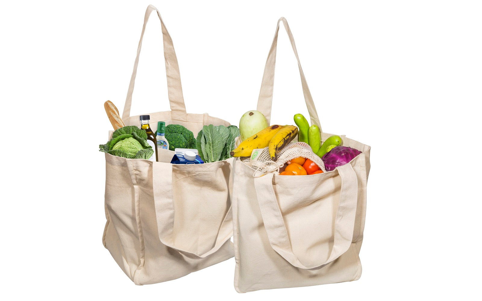 Canvas Grocery Tote Bags - Concordia Style Boutique