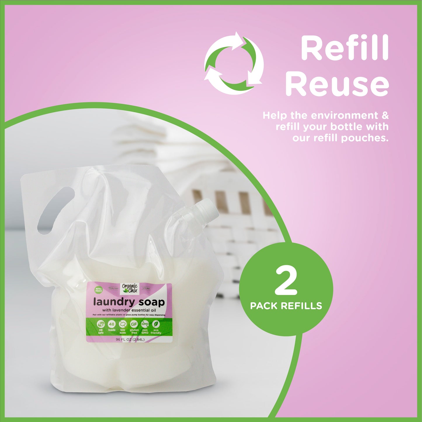 Laundry Soap, 96oz Spout Pack - Concordia Style Boutique