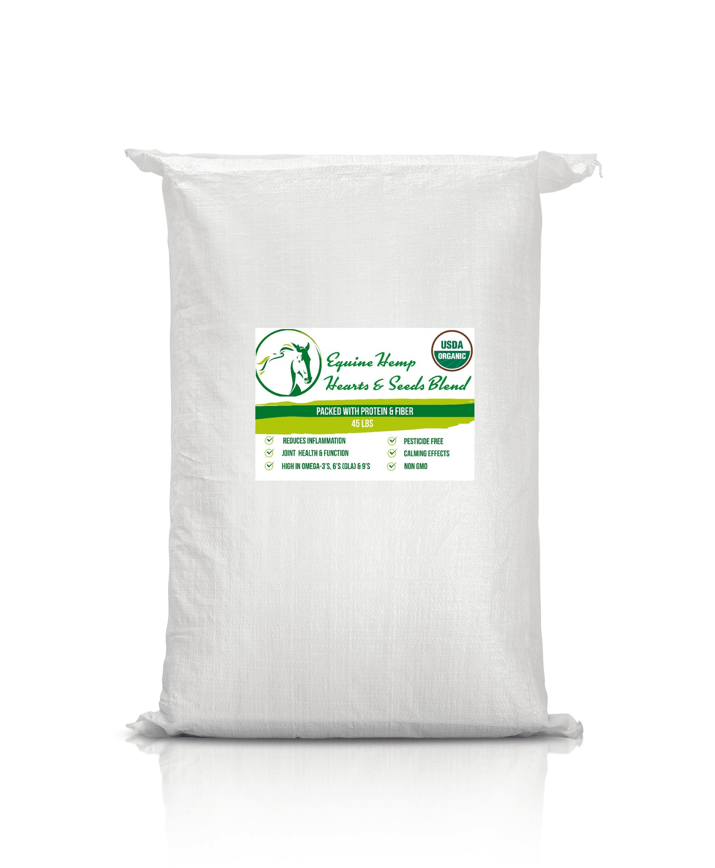 Organic Hemp Hearts and Seeds Blend Bulk Sacks (45 LBS)