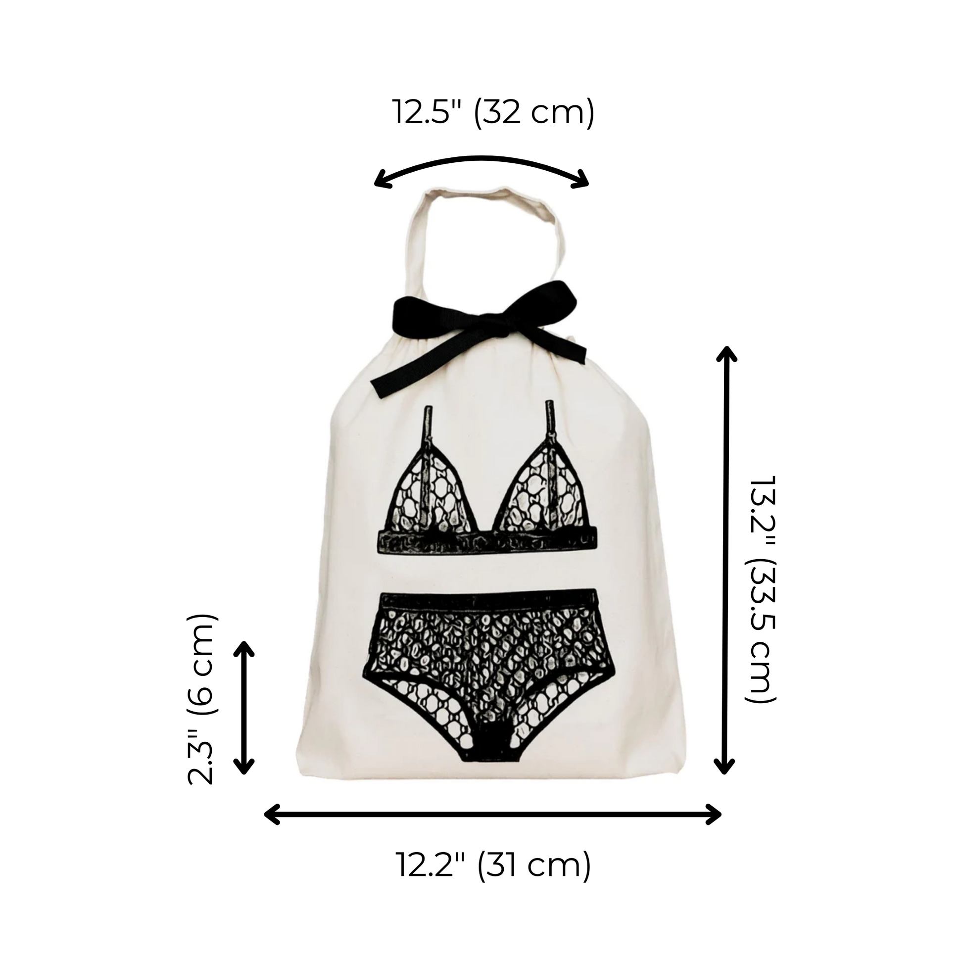 London Lingerie Travel Bag, Cream - Concordia Style Boutique