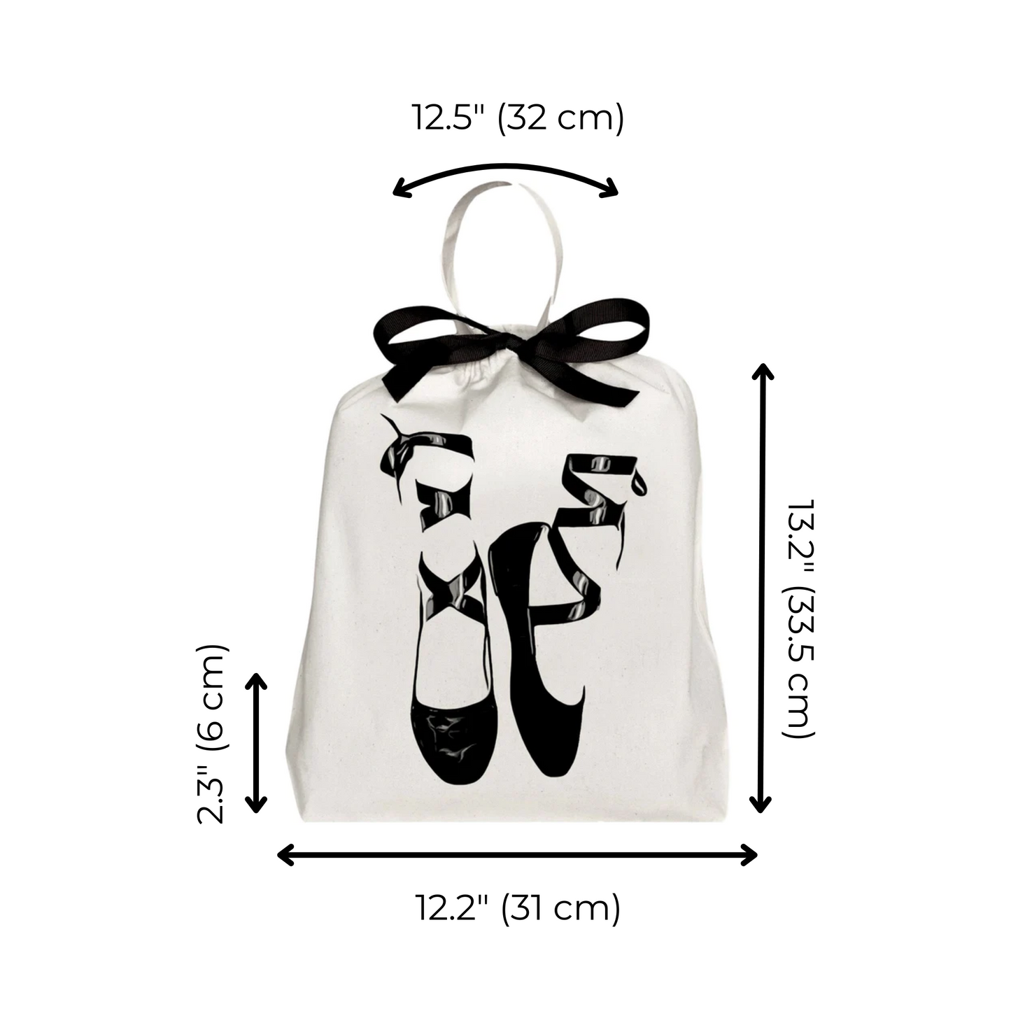 Pointe Ballerina Shoe Bag, Cream - Concordia Style Boutique