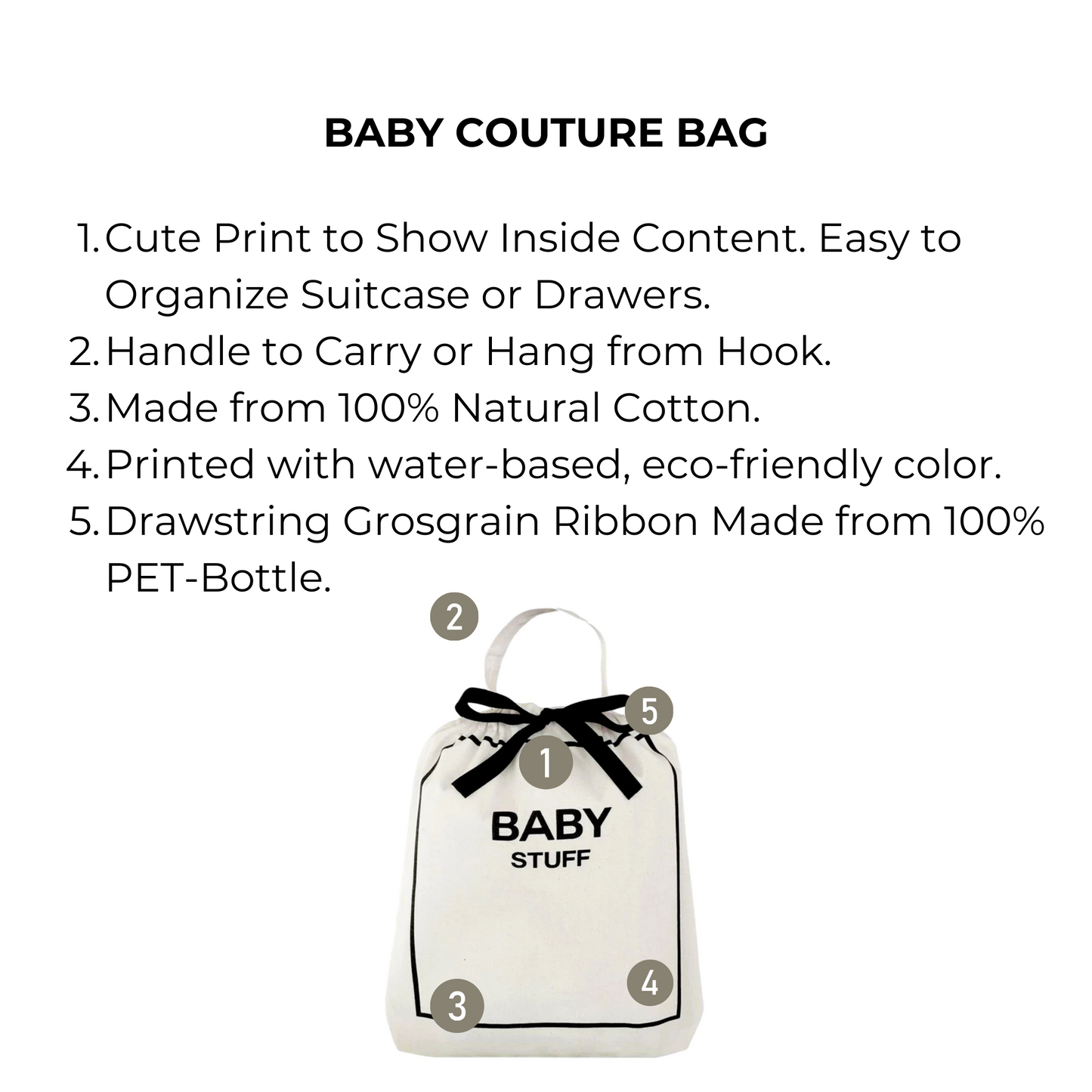 Baby Couture Bag, Cream - Concordia Style Boutique