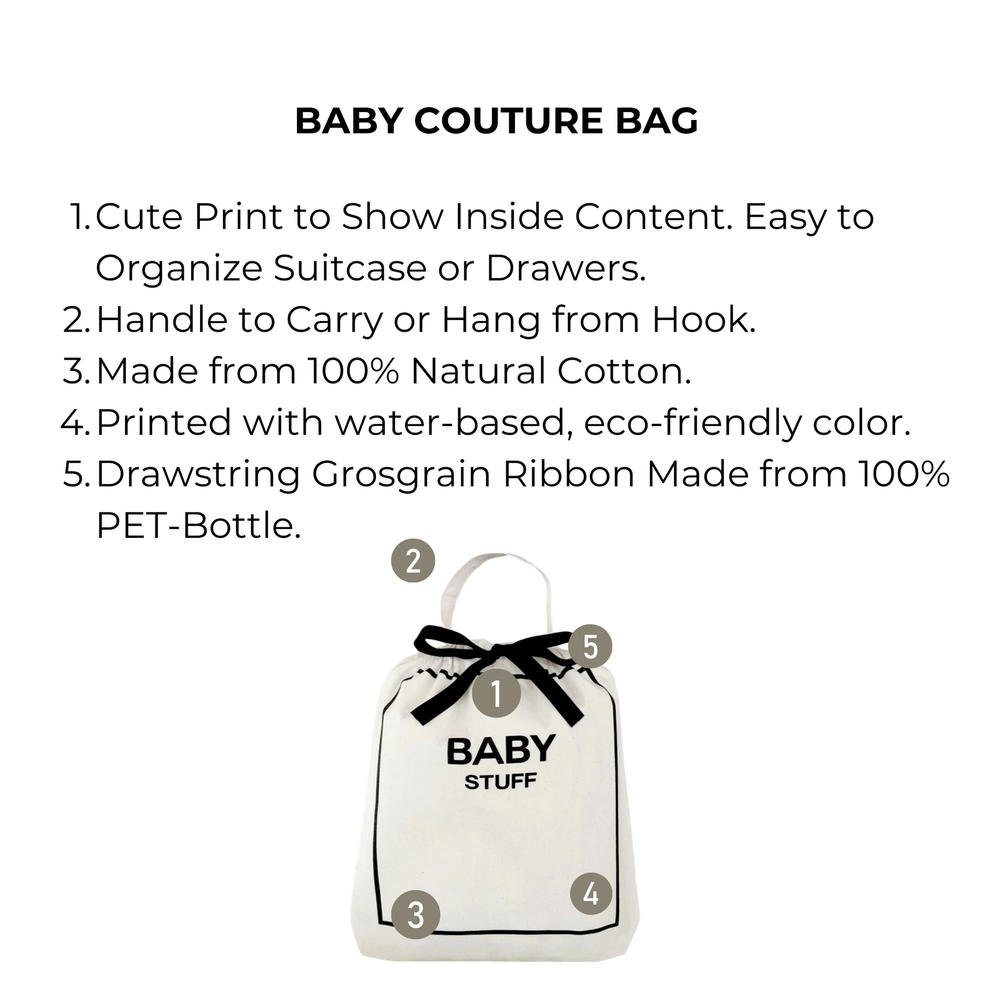 Baby Couture Bag, Cream - Concordia Style Boutique
