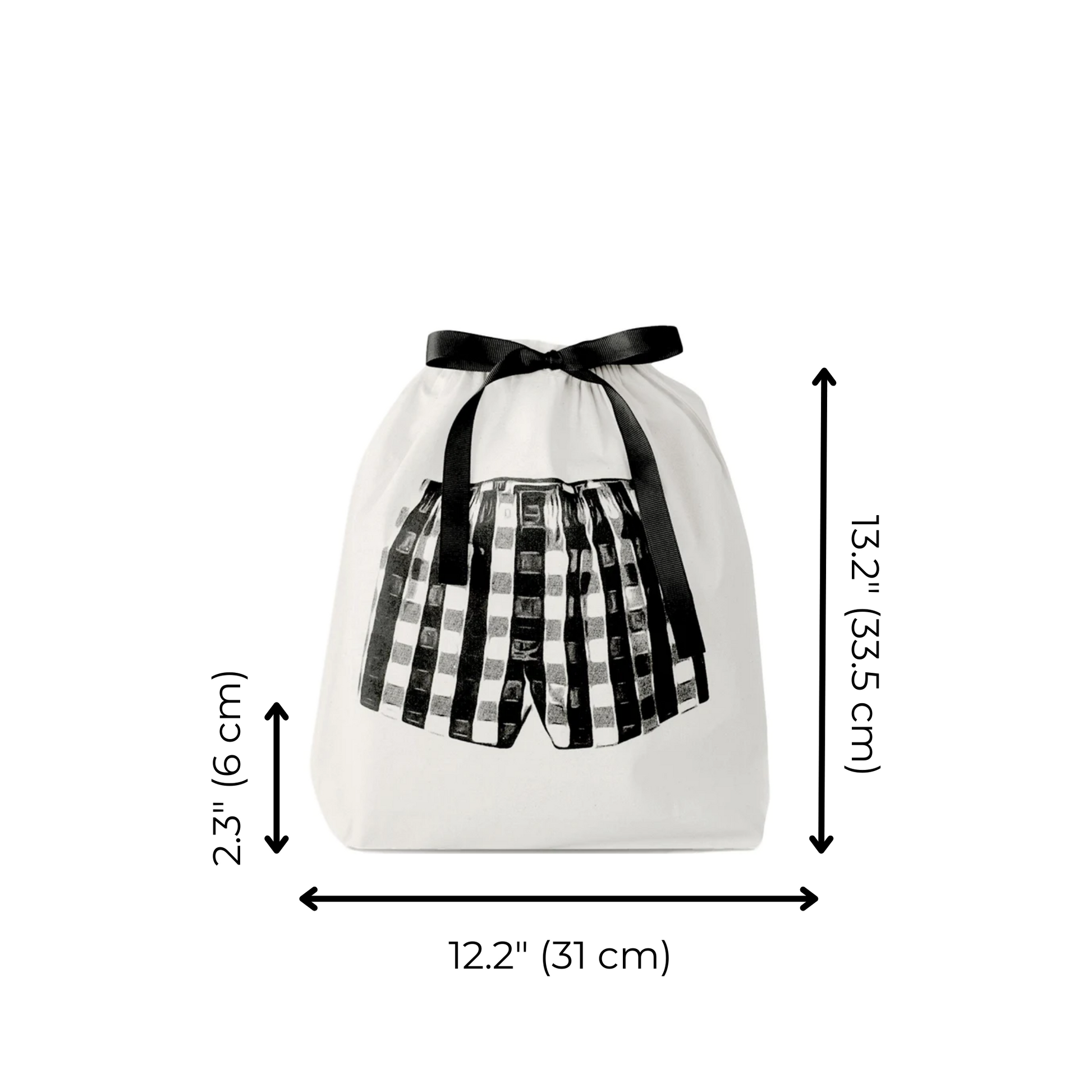 Boxer Shorts Bag, Cream - Concordia Style Boutique