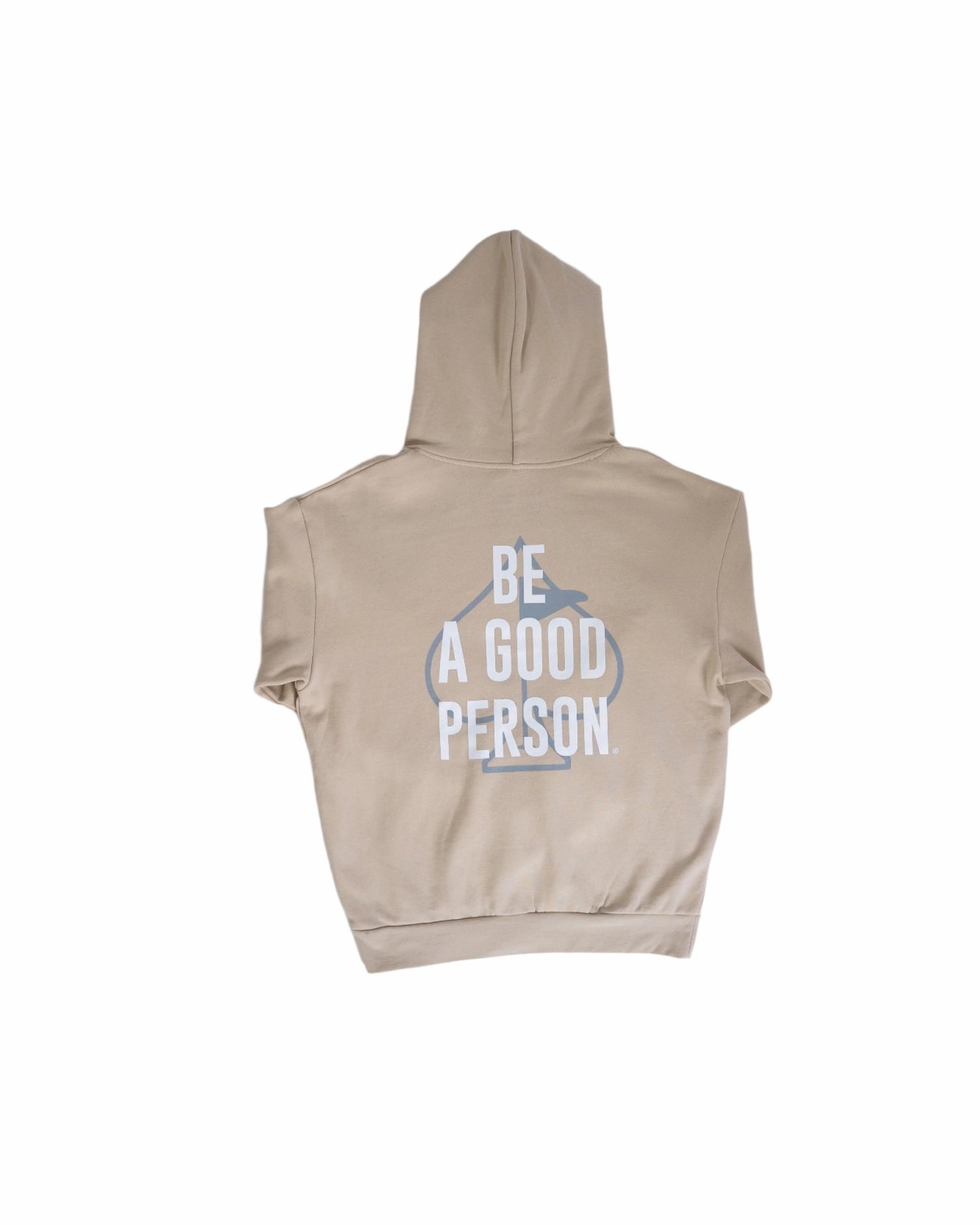 Be A Good Person X Pins and Aces Relax Hood Hoodie - Cream