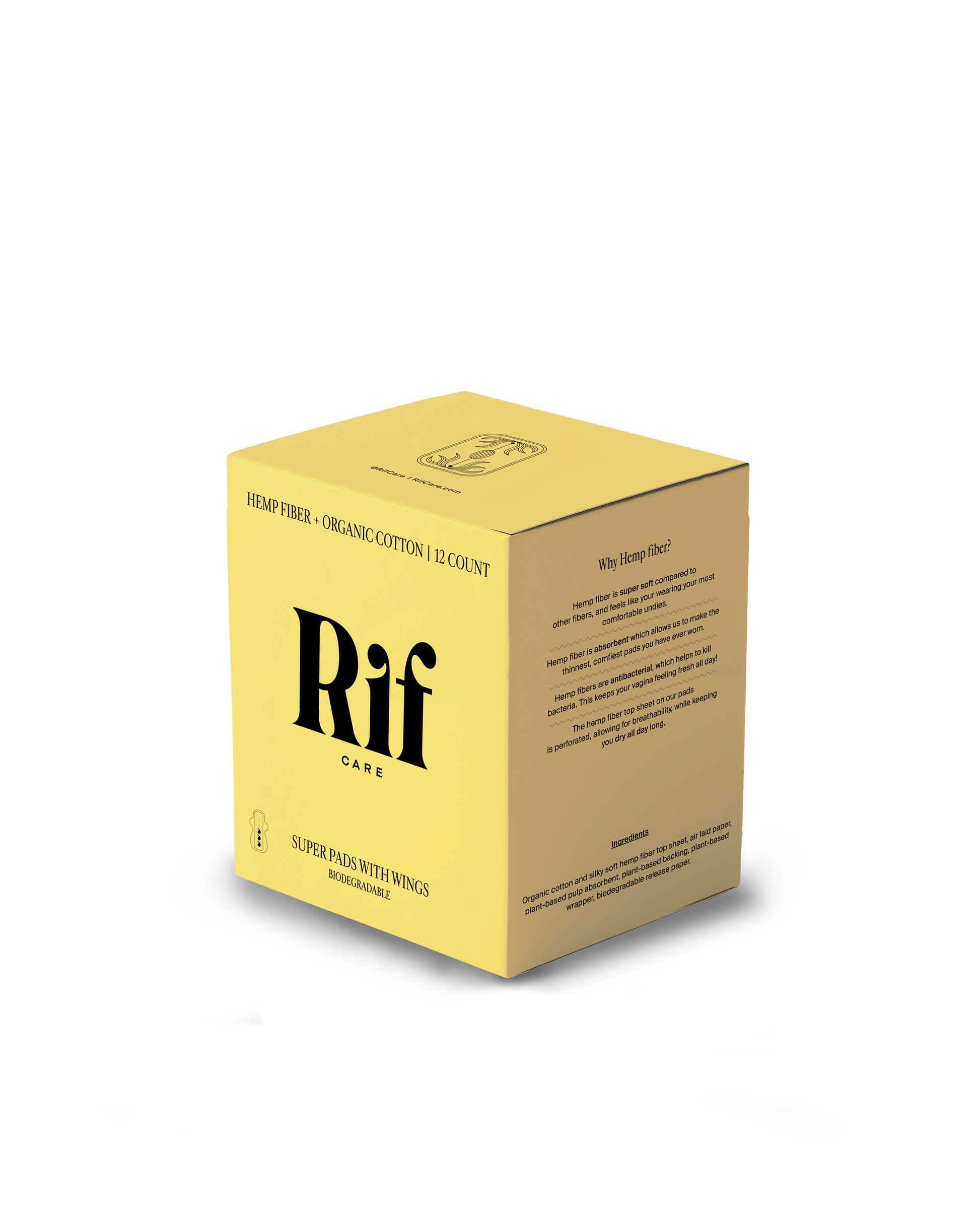 Organic Pads with Wings- Super Absorbency - Concordia Style Boutique