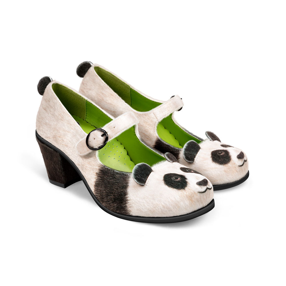 Chocolaticas® Mid Heels Panda Women's Mary Jane Pump - Concordia Style Boutique