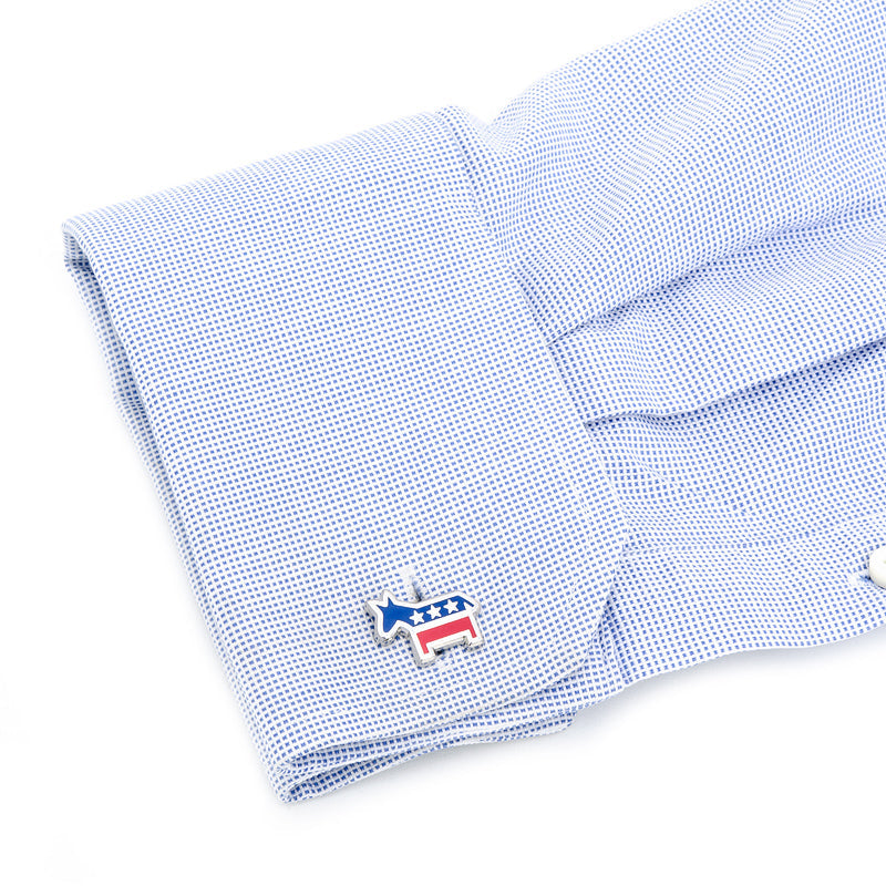 Democratic Donkey Cufflinks - Concordia Style Boutique