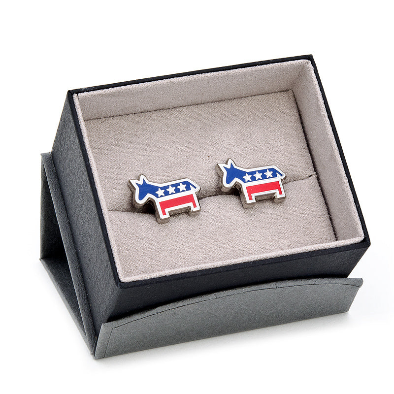 Democratic Donkey Cufflinks - Concordia Style Boutique