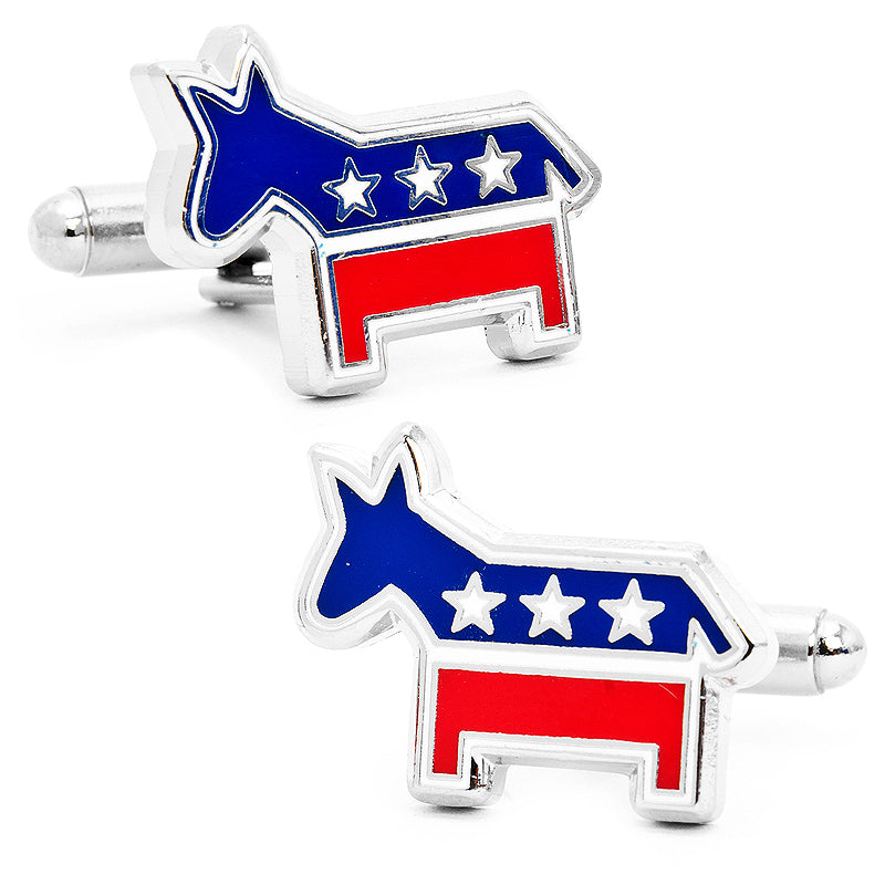 Democratic Donkey Cufflinks - Concordia Style Boutique