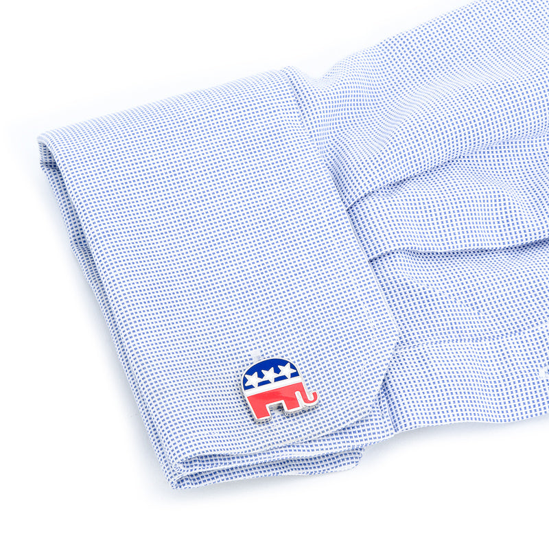 Republican Elephant Cufflinks - Concordia Style Boutique