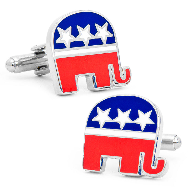 Republican Elephant Cufflinks - Concordia Style Boutique