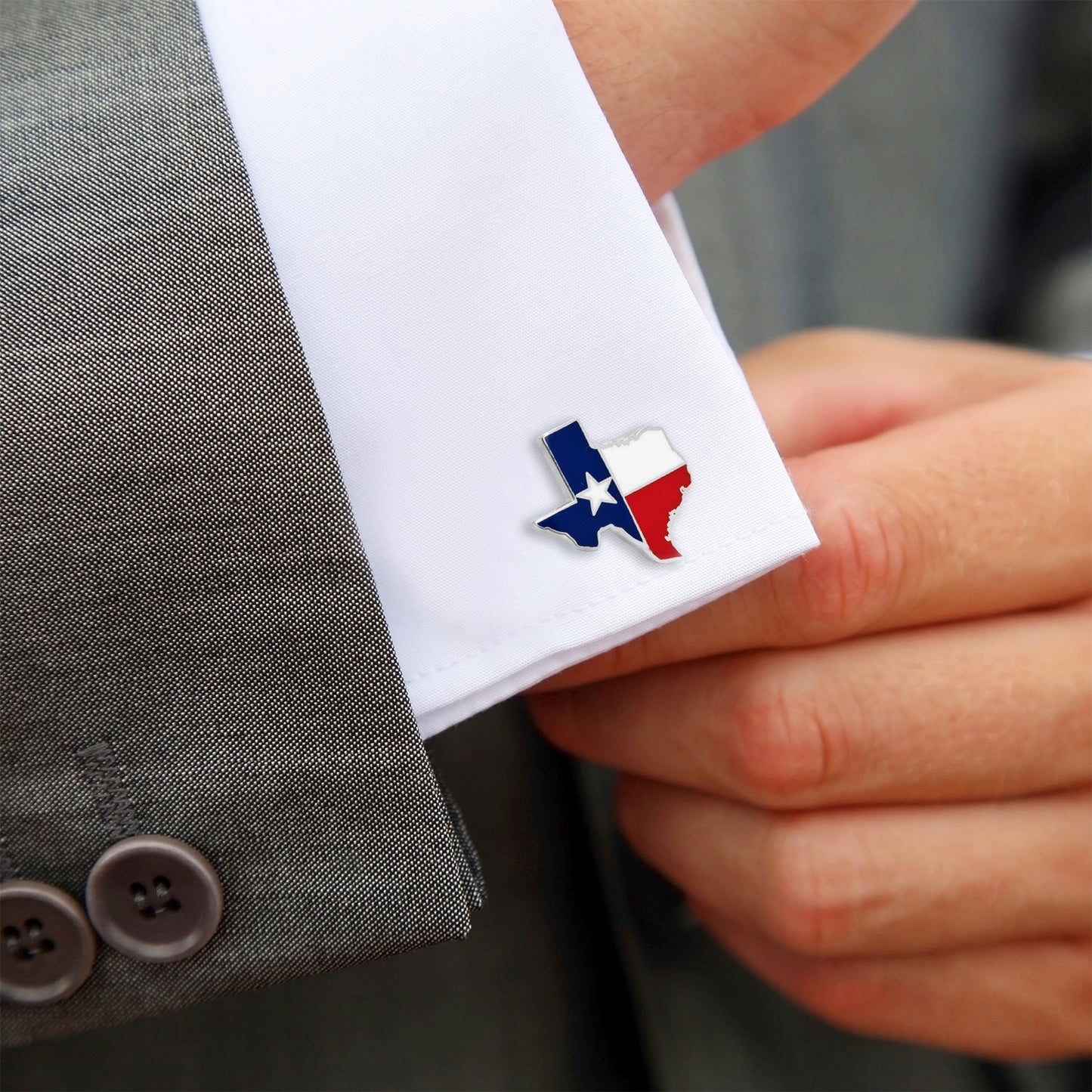 Texas Flag Cufflinks - Concordia Style Boutique