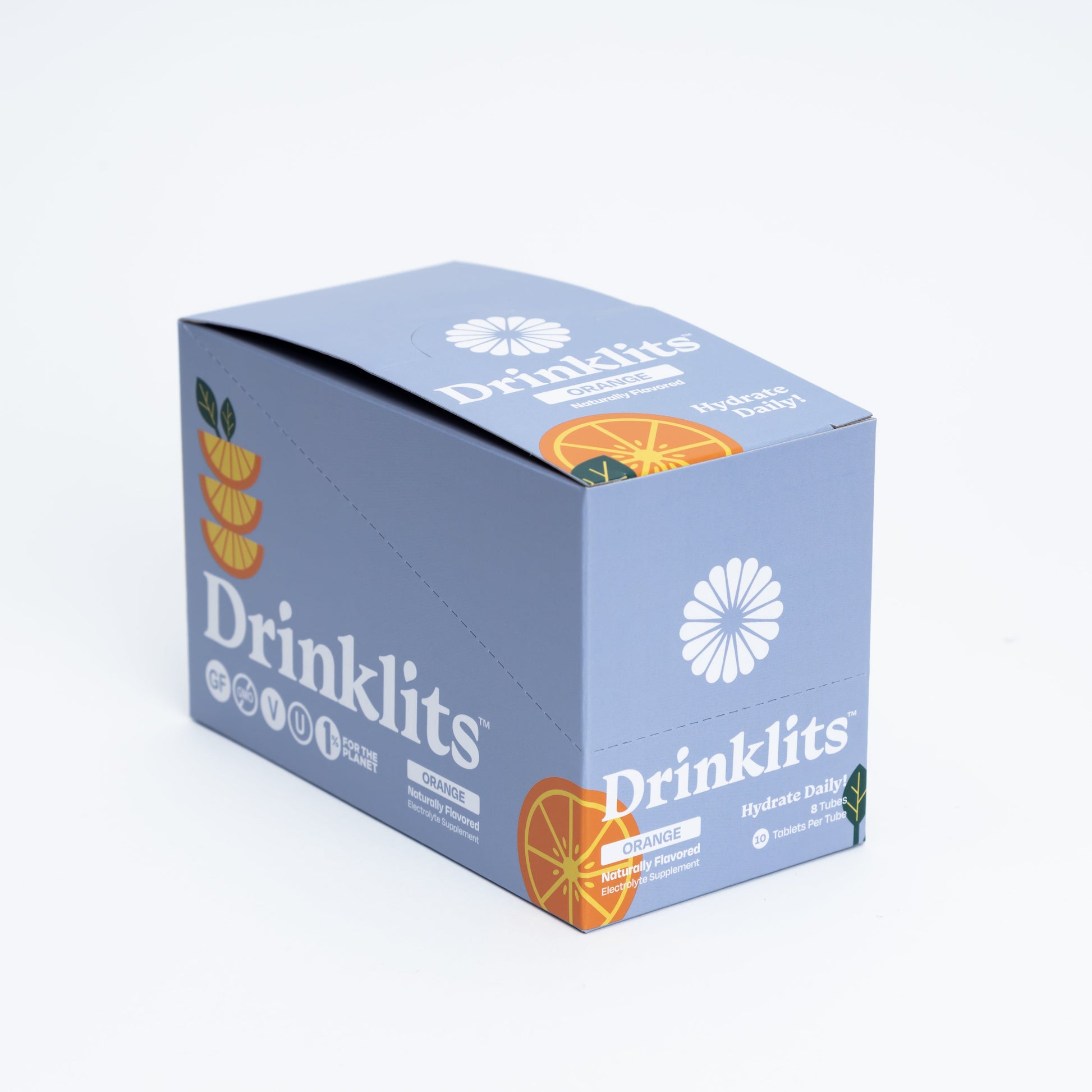 ORANGE Electrolyte Tablets for Daily Hydration (8 Tubes, 80 Servings) - Concordia Style Boutique