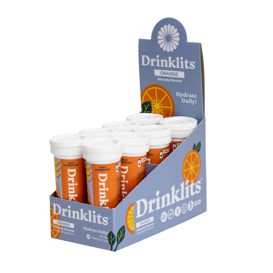ORANGE Electrolyte Tablets for Daily Hydration (8 Tubes, 80 Servings) - Concordia Style Boutique