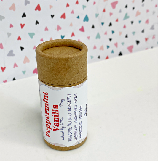 Peppermint + Vanilla ~VEGAN Lip Butter - Concordia Style Boutique