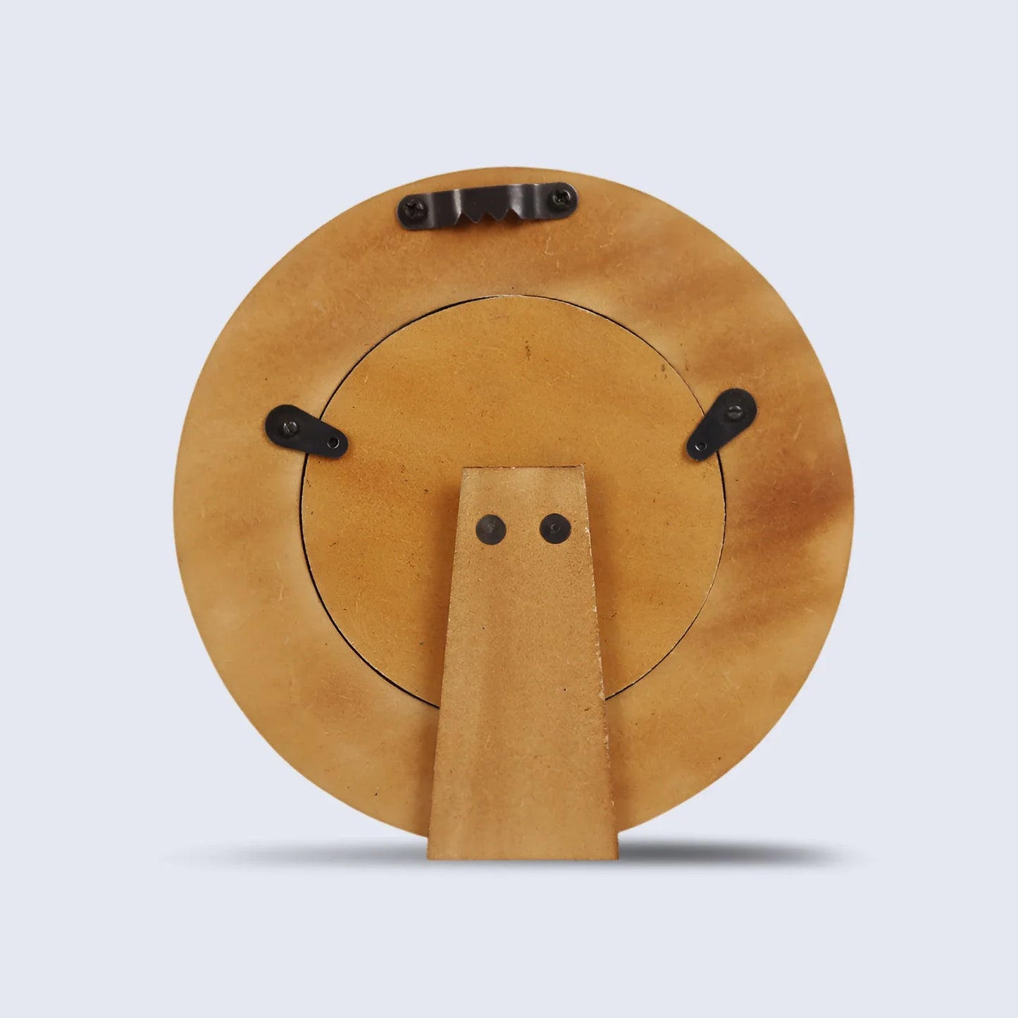 4x4 Round Black & White Picture Frame Linear Sunburst Pattern - Concordia Style Boutique