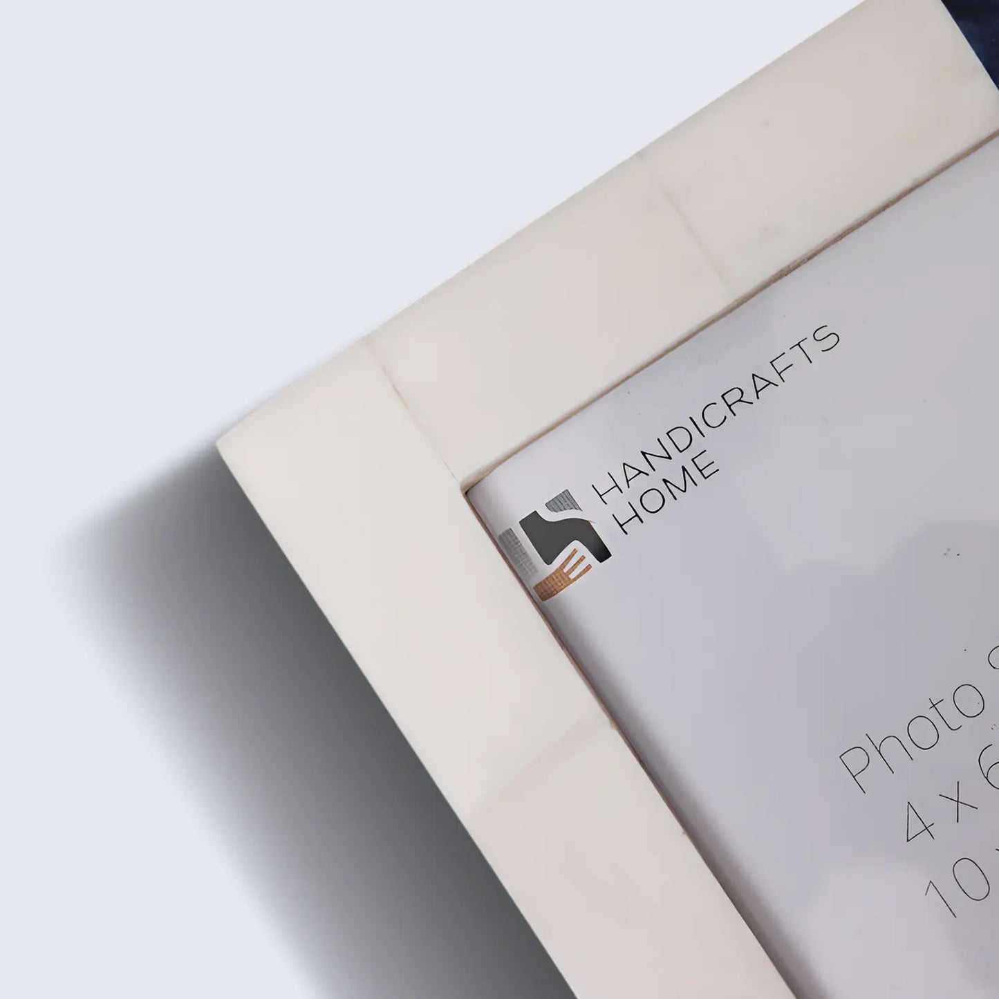 Plain White & Blue Bone Inlay Picture Frame - 4x6 & 5x7 - Concordia Style Boutique