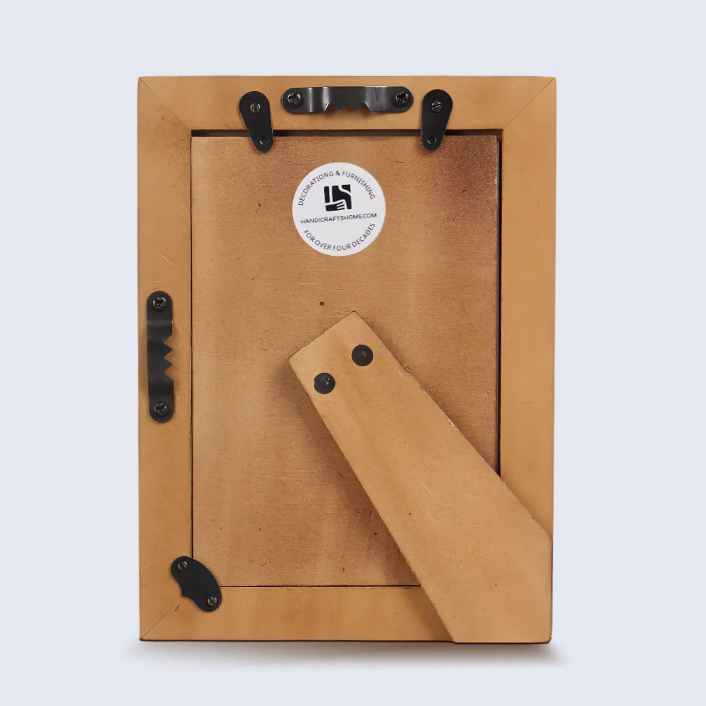 Wood Resin Inlay Handmade Black & White Geometric Picture Frame – 4x6, 5x7 - Concordia Style Boutique