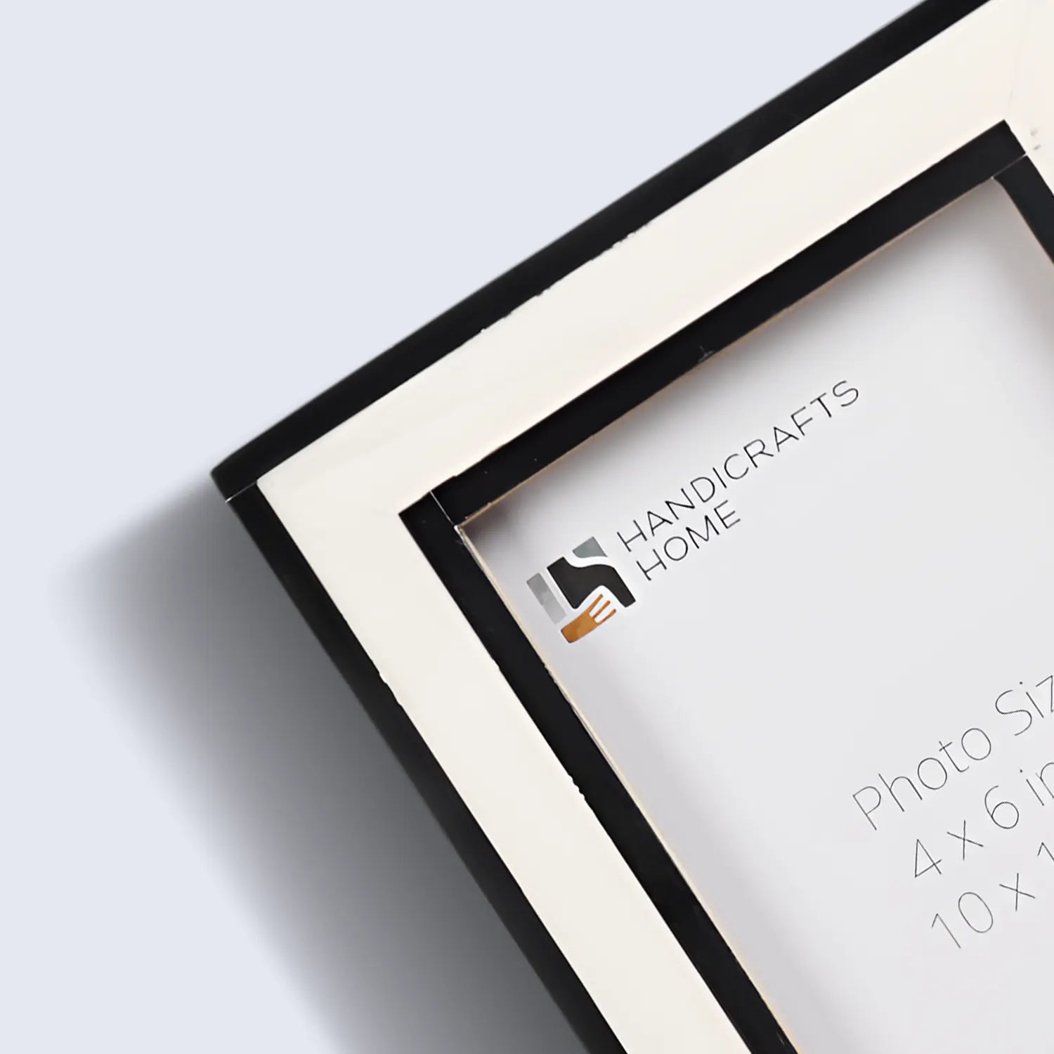 Resin Inlay Frame – Black & White in 4x6 & 5x7 - Concordia Style Boutique