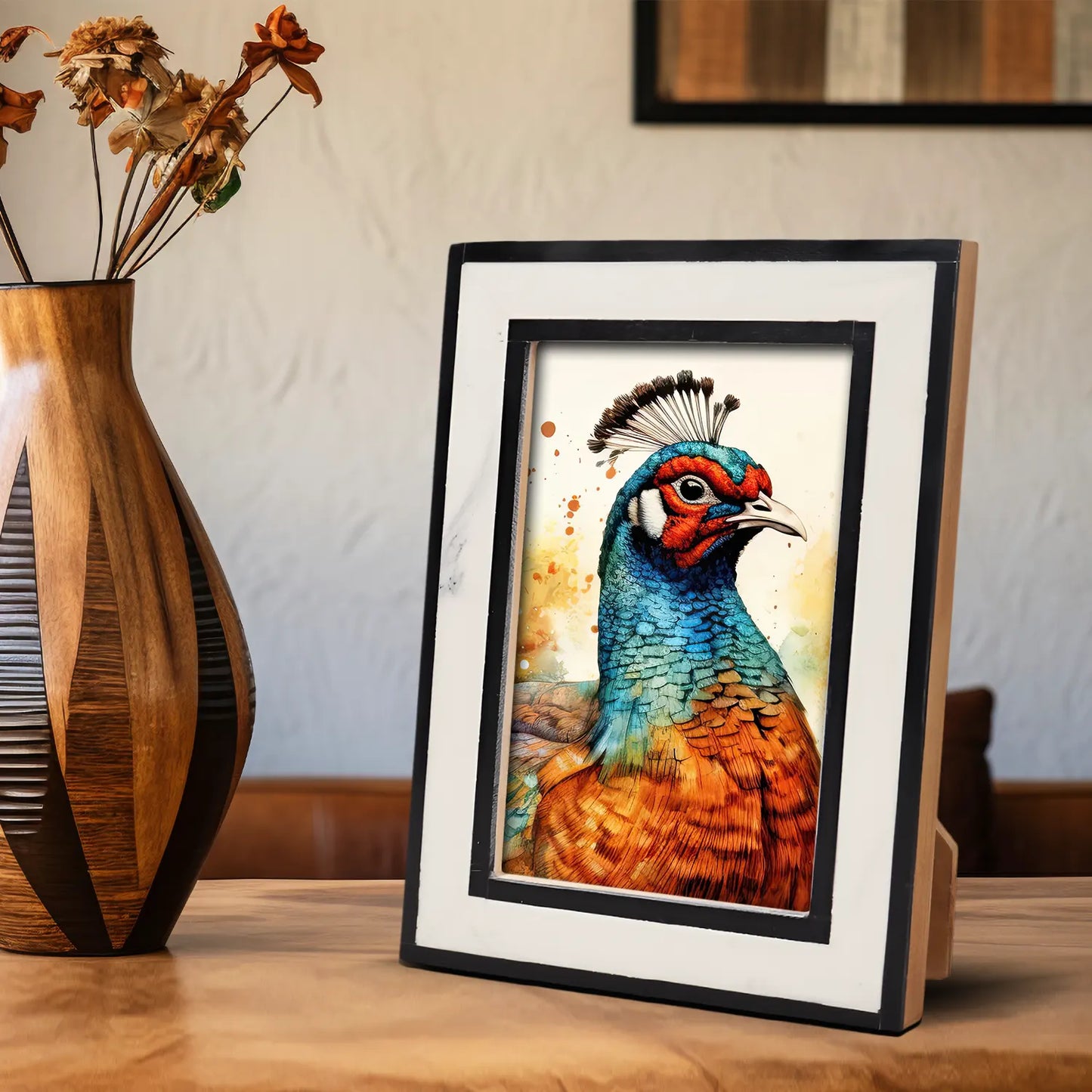 Resin Inlay Frame – Black & White in 4x6 & 5x7 - Concordia Style Boutique