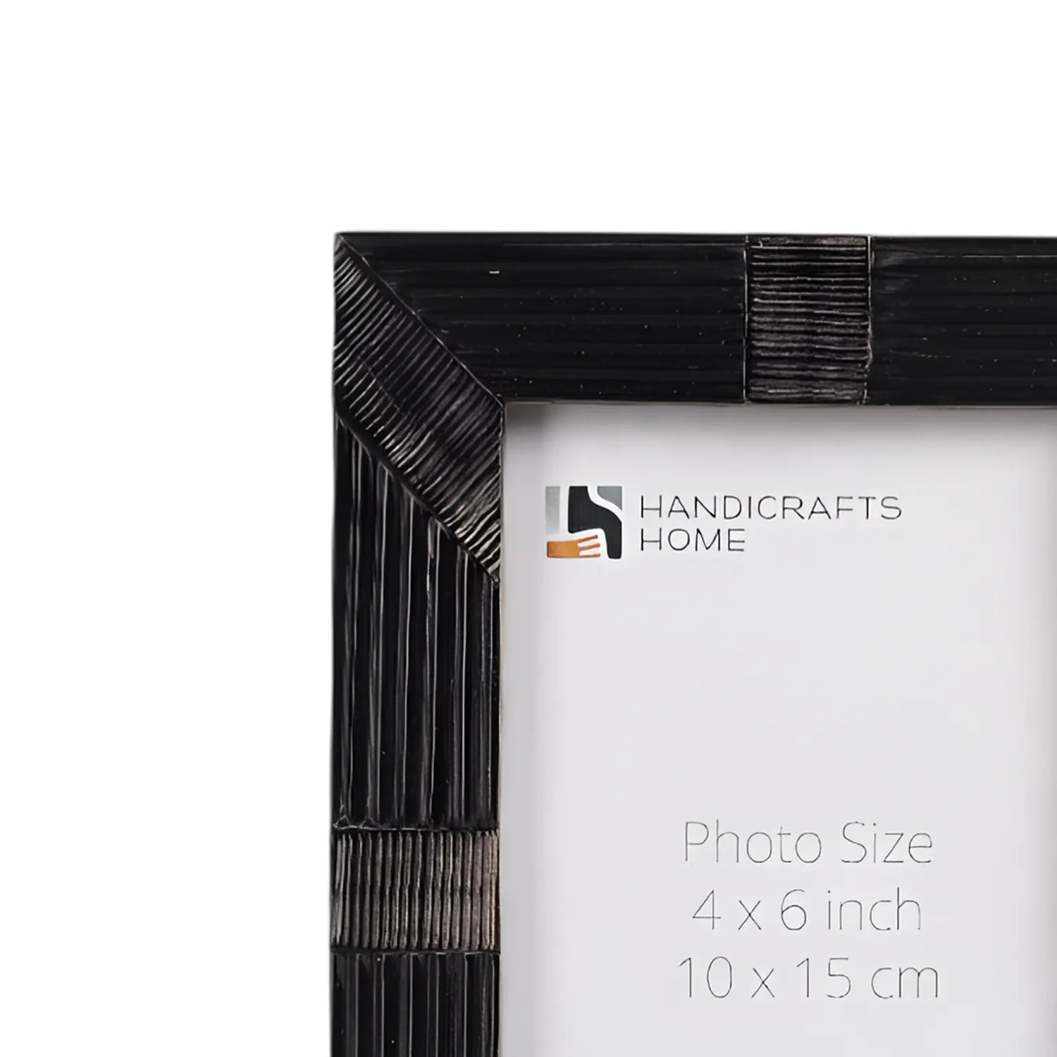 Horn Inlay Shagrin Picture Photo Frames Black, 4x6 5x7 - Concordia Style Boutique