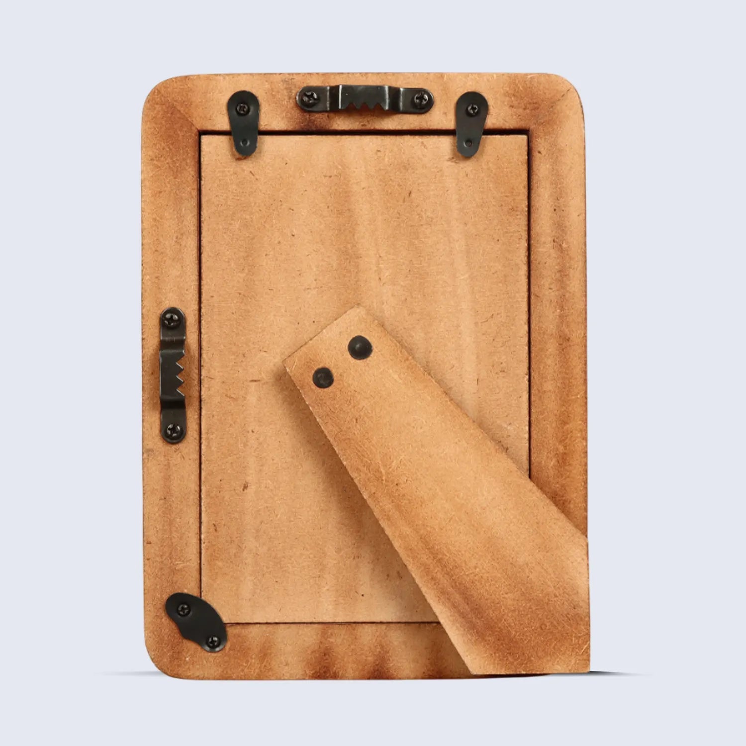 Horn Inlay Shagrin Picture Photo Frames Brown - Rounded Corners, 4x6 5x7 - Concordia Style Boutique