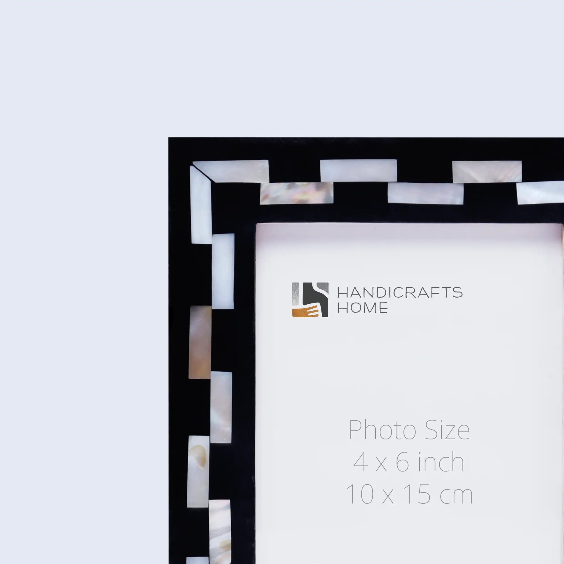 Picture Frames Pearlescent Tiptoe Pattern Mother of Pearl & Resin Collection in 3 Sizes - Concordia Style Boutique