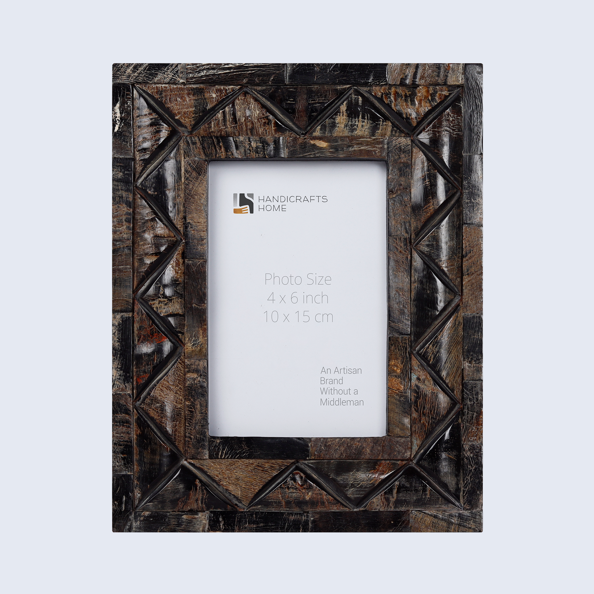 Picture Frames Artisan Voodoo Pattern Wooden Collection in 3 Sizes - Concordia Style Boutique