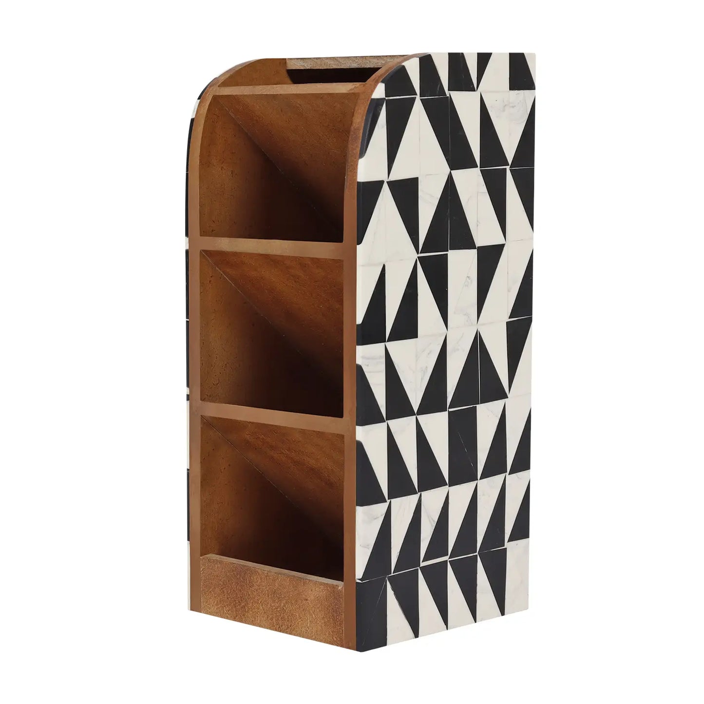 Decorative Desk Organizer Incline Black & White - Concordia Style Boutique