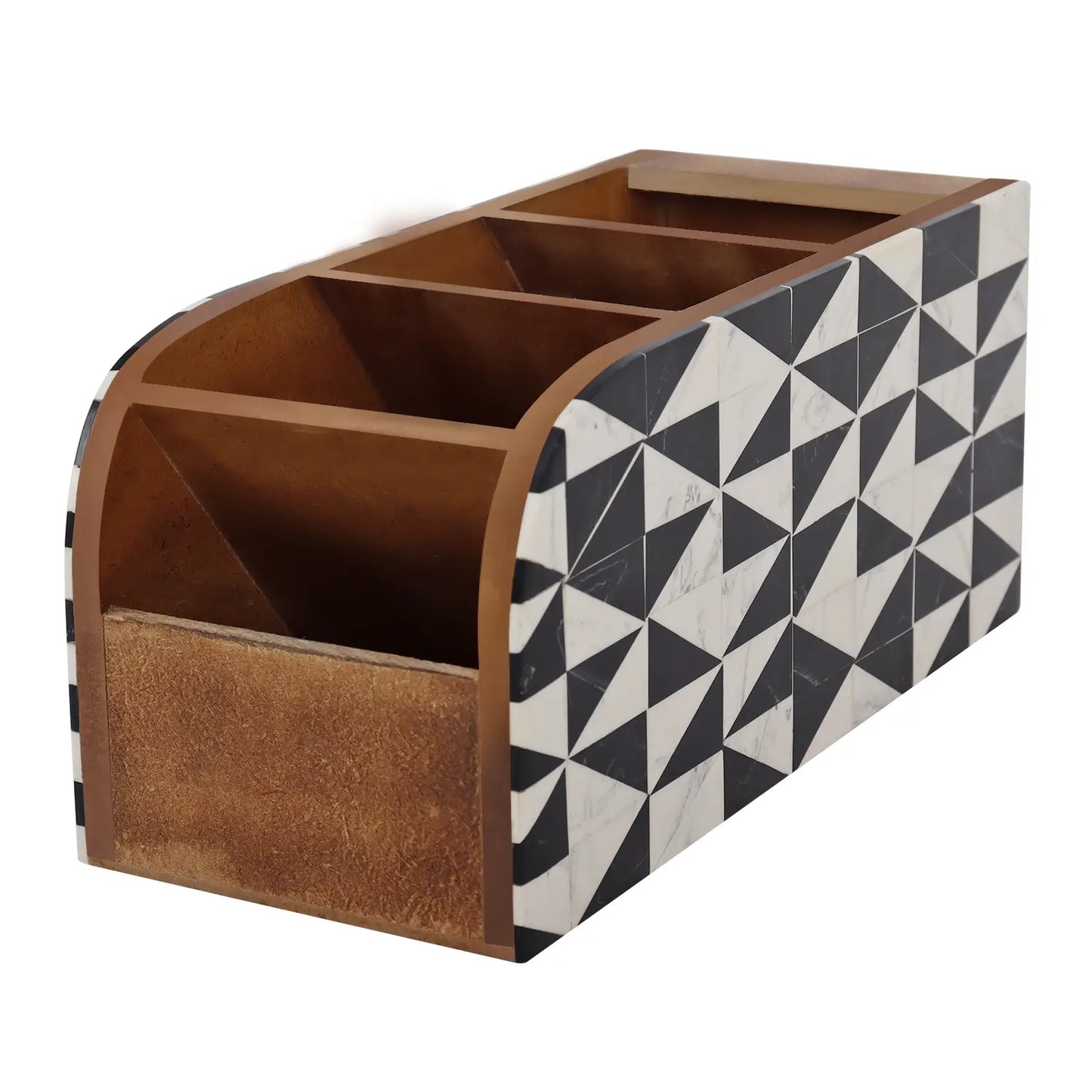 Decorative Desk Organizer Incline Black & White - Concordia Style Boutique