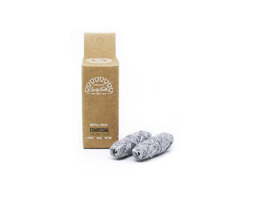 Organic PLA Activated Charcoal Floss REFILLS 60m / 66 yds