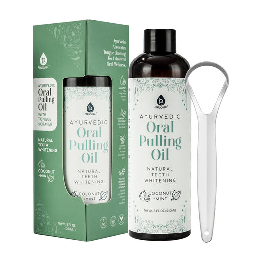 Oral Pulling Oil with Tongue Scraper - Concordia Style Boutique