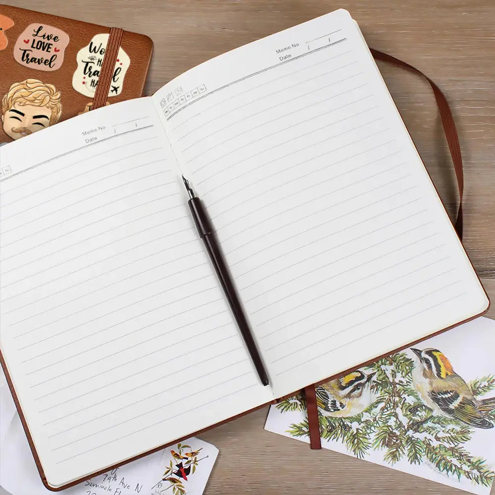 Personalized Leather Journal - "Life Is A Journey - Travel Lovers" - Personalized Gift - Premium Leather Journal from Concordia Style Boutique - Just $20.68! Shop now at Concordia Style Boutique