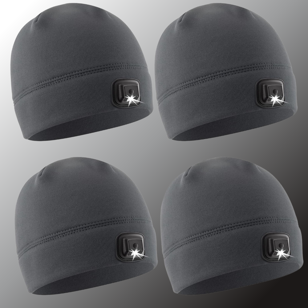 POWERCAP 3.0 Lighted Headlamp Fleece Beanies Rechargeable LED - 150 Lumens - Concordia Style Boutique
