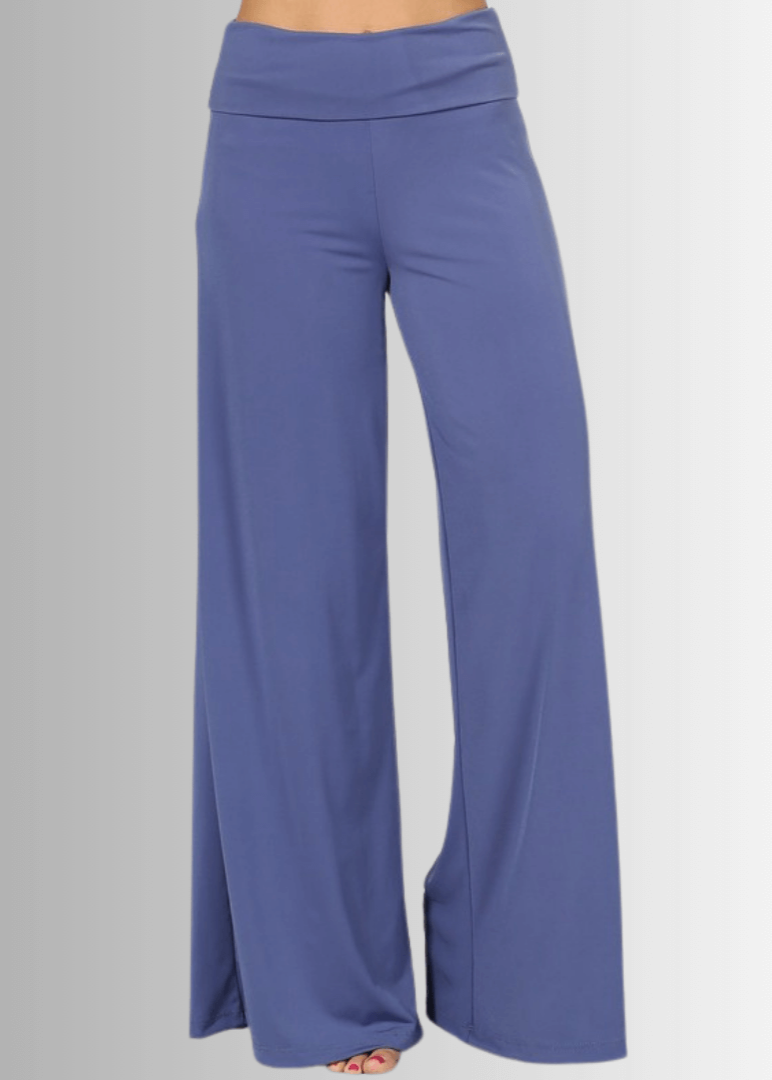 Business Casual Palazzo Pants Made in USA - Concordia Style Boutique
