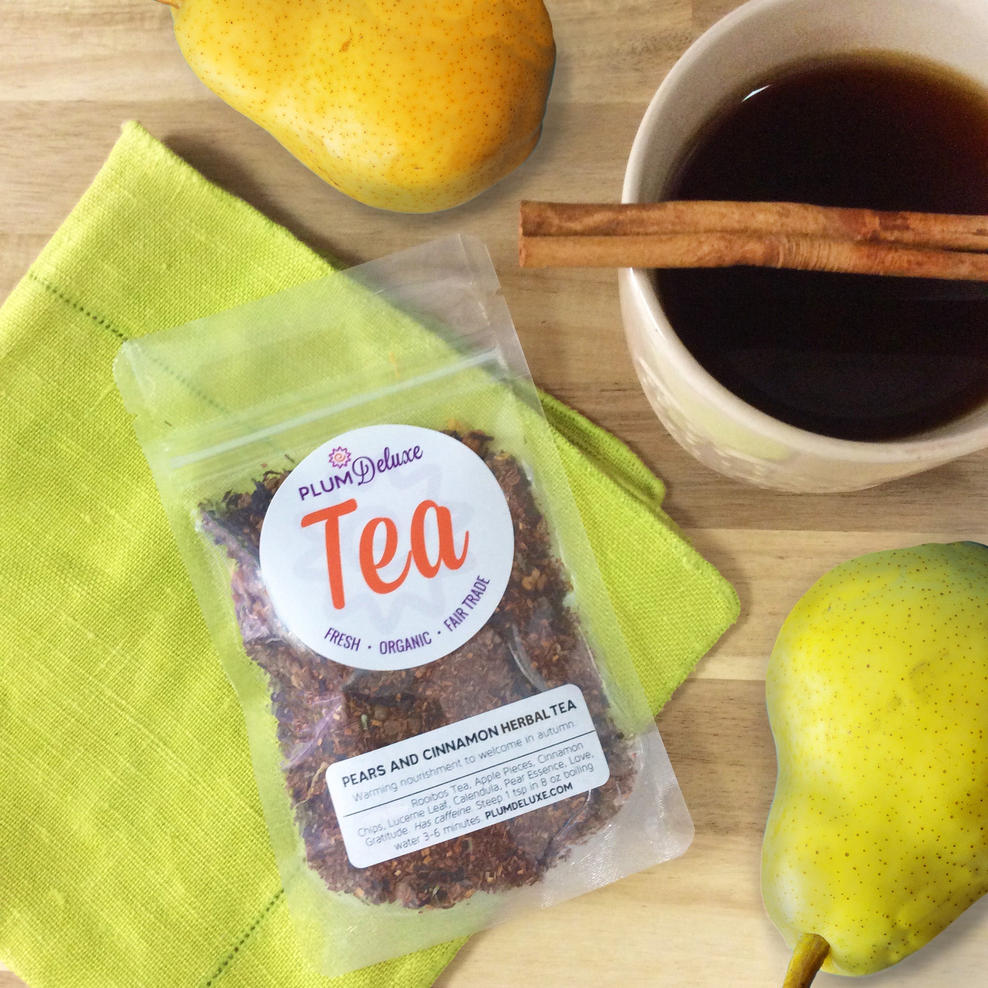 Pears and Cinnamon Herbal Tea - Concordia Style Boutique
