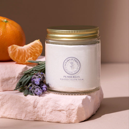 Pemberley Orange and Lavender Scented Whipped Tallow Balm - Concordia Style Boutique