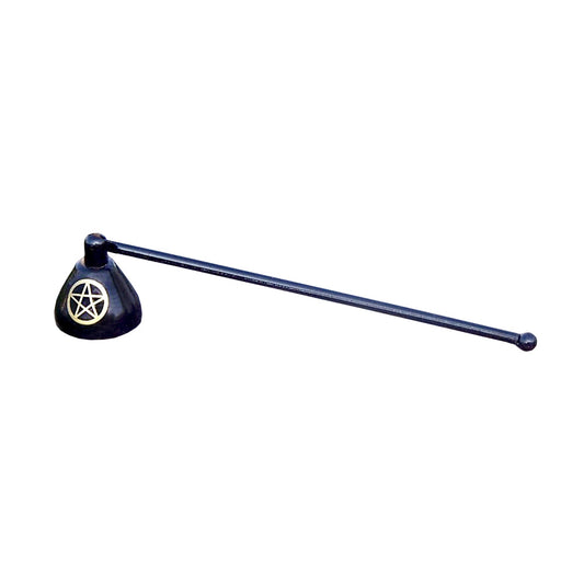 Pentacle on Black Rustic Metal Candle Snuffer 7" - Premium Candle Snuffer from The Witches Sage LLC - Just $4.35! Shop now at Concordia Style Boutique