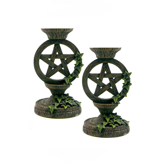 Pentagram Taper Candle Holder (set of 2) - Concordia Style Boutique