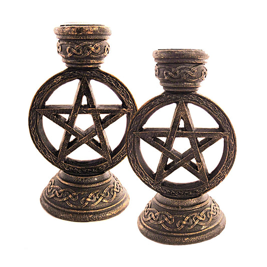 Pentagram Candle Holders (Set of 2) - Concordia Style Boutique