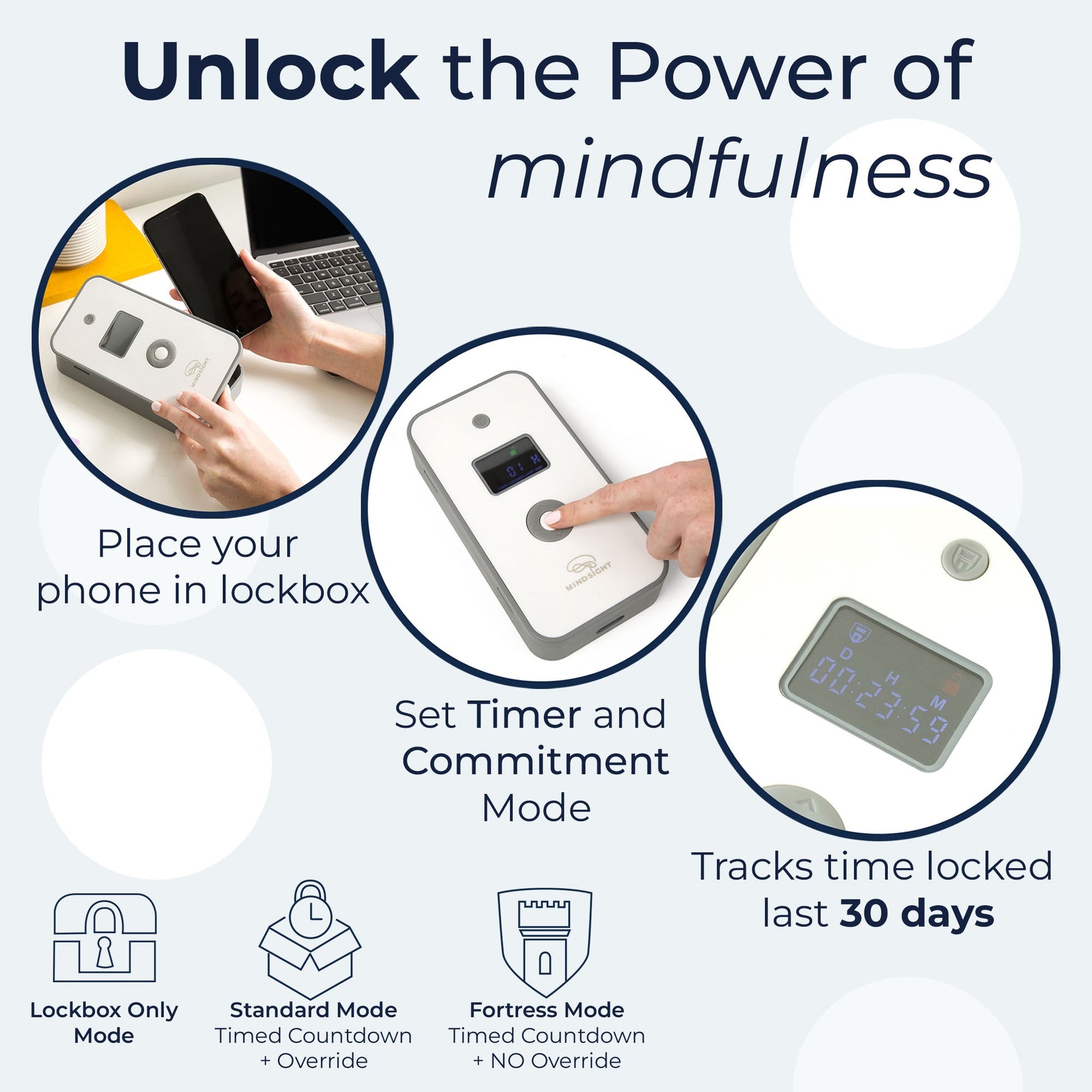 Phone Lock Box – Portable Solution to Manage Screen Time & Cravings - Concordia Style Boutique