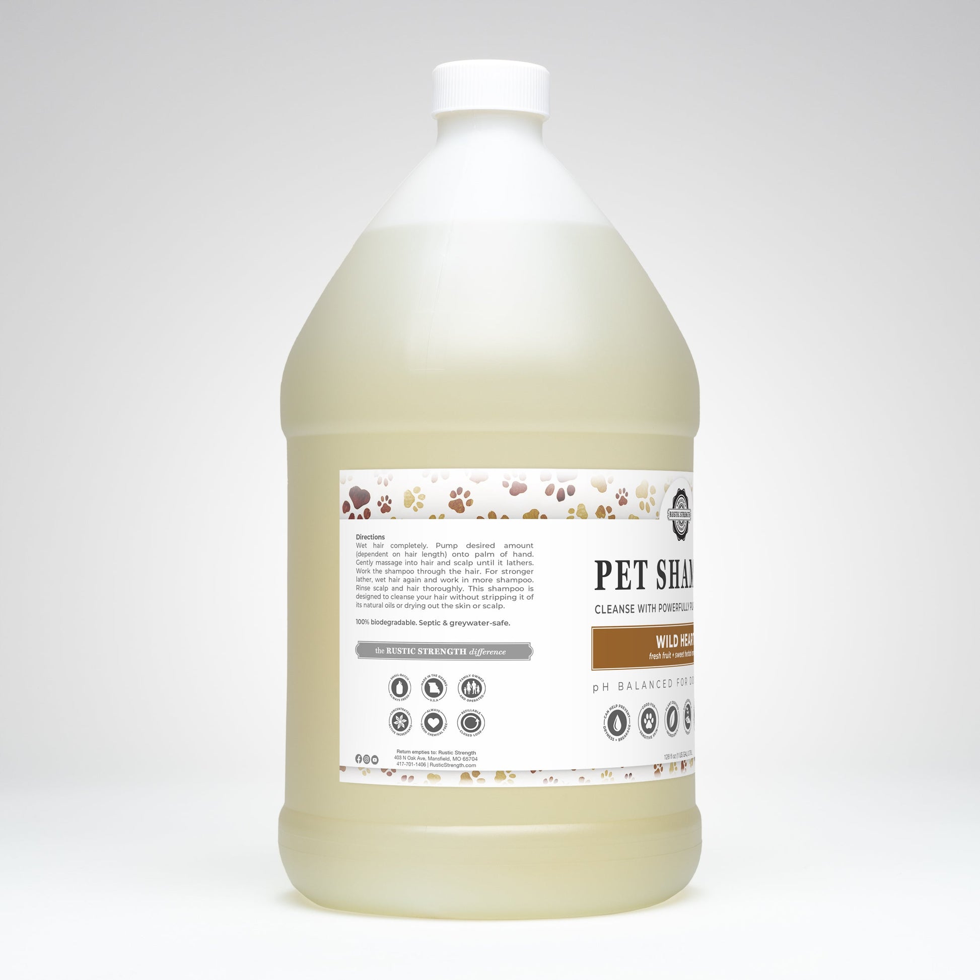 Pet Shampoo | Soothing & Deodorizing | Wild Heart - Concordia Style Boutique