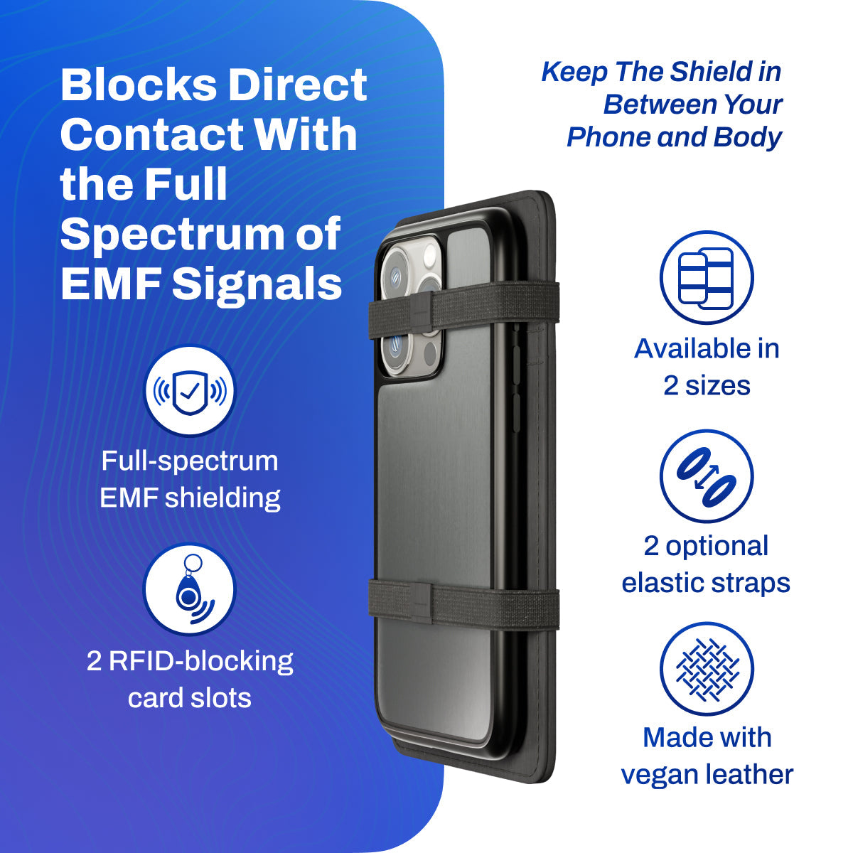 EMF Radiation Protection Universal Phone Shield - Concordia Style Boutique