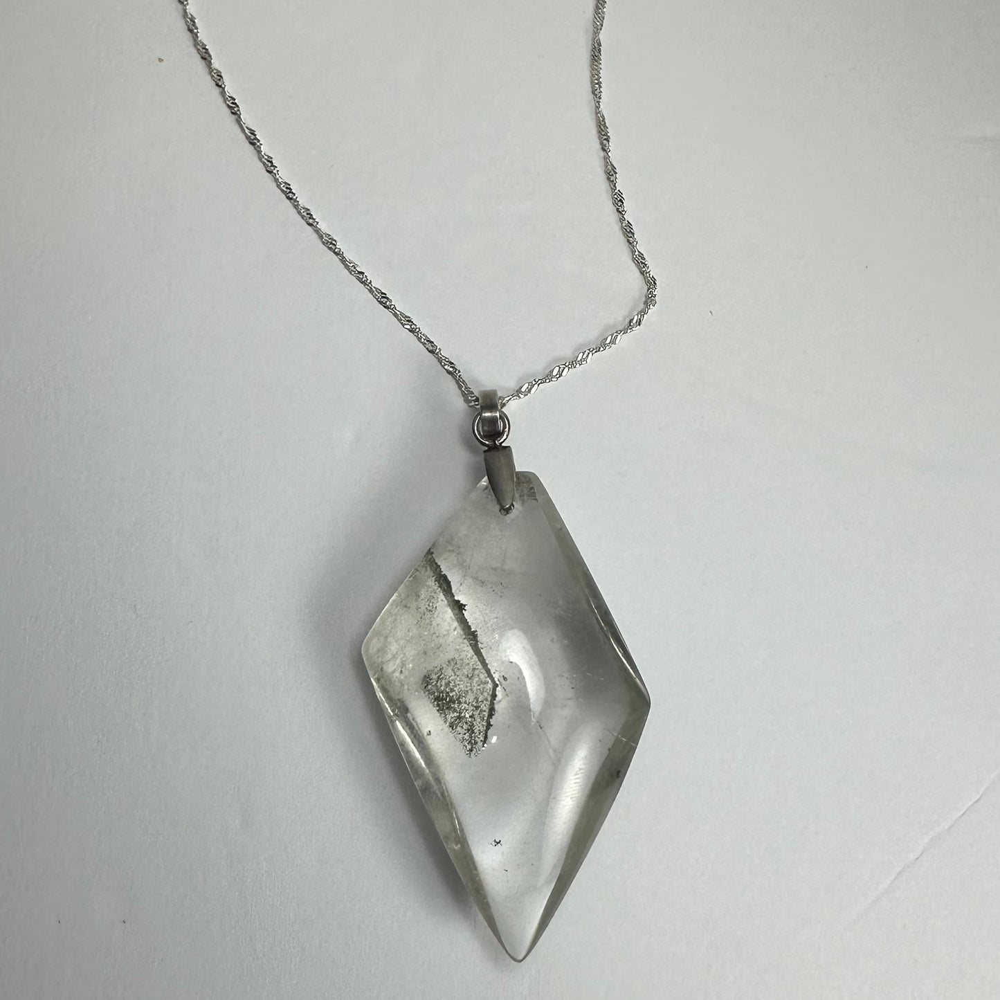 Chlorite include Clear Quartz Pendant